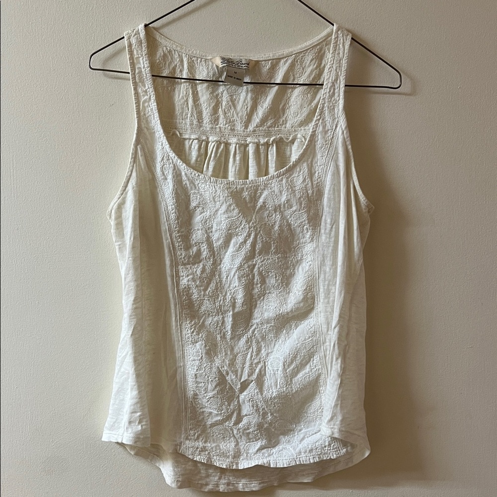 Lucky Brand Cream Tank Top